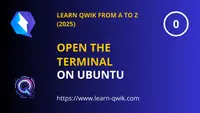 Open the Terminal on Ubuntu