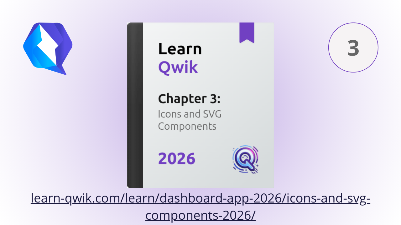 Qwik Icons and SVG Components | 2026 Tutorial | Learn Qwik